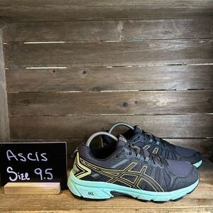 Womens Asics Gel Venture 7 Black‎ Athletic Running Sneakers Shoes Size 10 M GUC